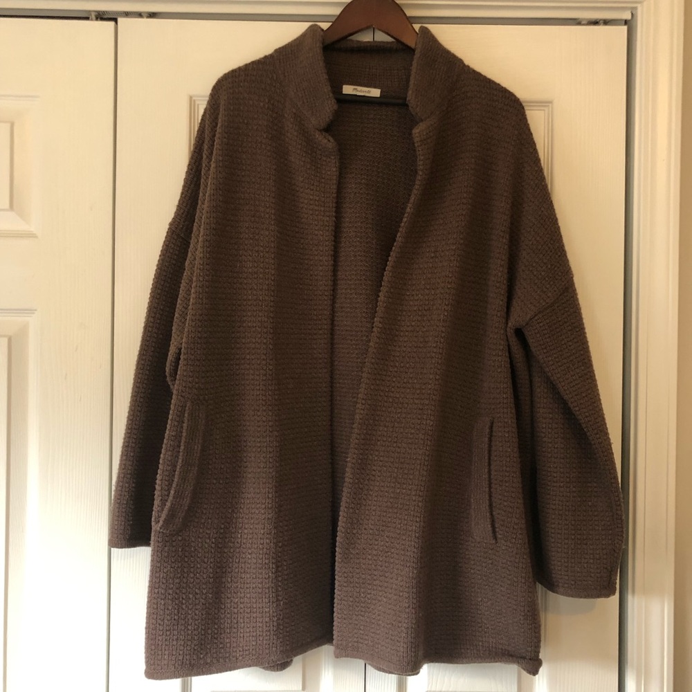 60% Wool Cozy Madewell Sweater Coat
